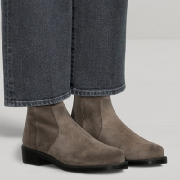 STUART WEITZMAN 5050 Bold Suede Ankle Boots - Picture 1 of 12